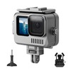 Aluminum Waterproof Case for GoPro Hero 12/11/10/9 Black, Protective 131FTUnderwater