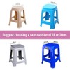 Stool Cushion Square with Ties 10/11/12/14in,Non-Slip Bar Stool Cushion Square