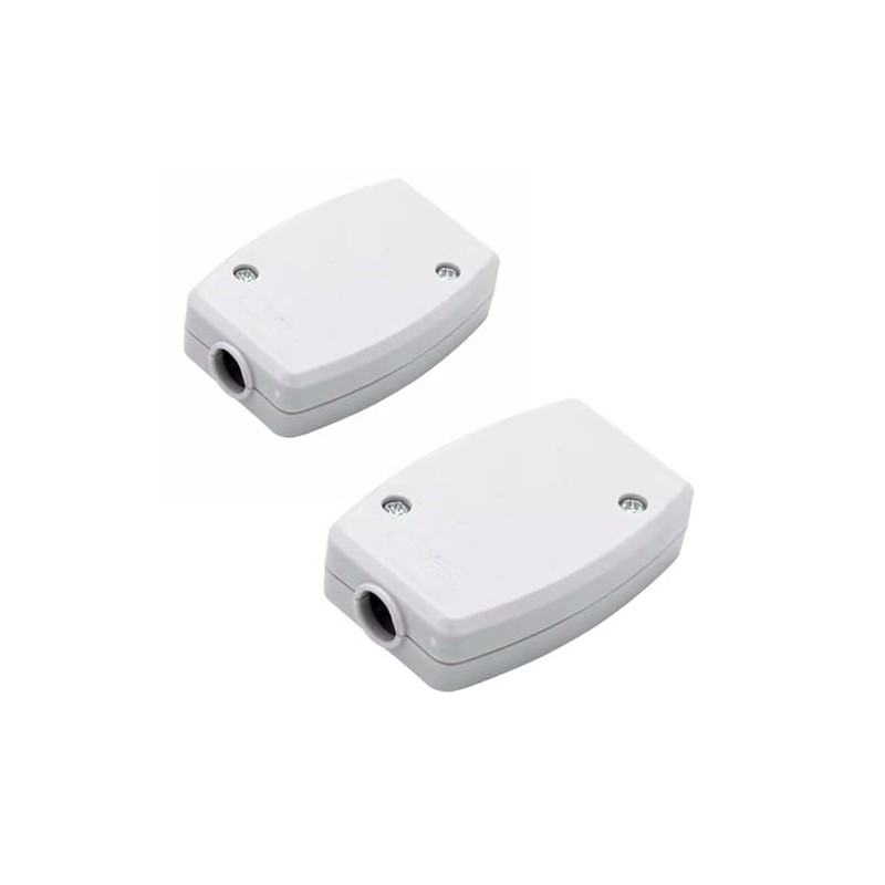2 x Junction Box Connection Box Cable Connector - 3-Pin