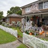 Hzxy Halloween Decorations Spider Web, 200g Halloween Cobwebs + 40