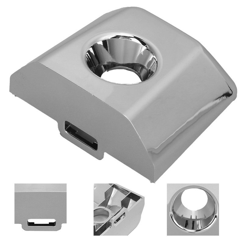 Chrome Door Handle Lock Bezel 80647‑ZC00A Left Side Exteroir Keyhole