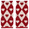Leisofter Valentines Day Hand Towels for Bathroom(2 Pcs, 13" x