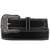 Ariat Basic w/Heavy Stitch Belt Black MD (34" Waist)