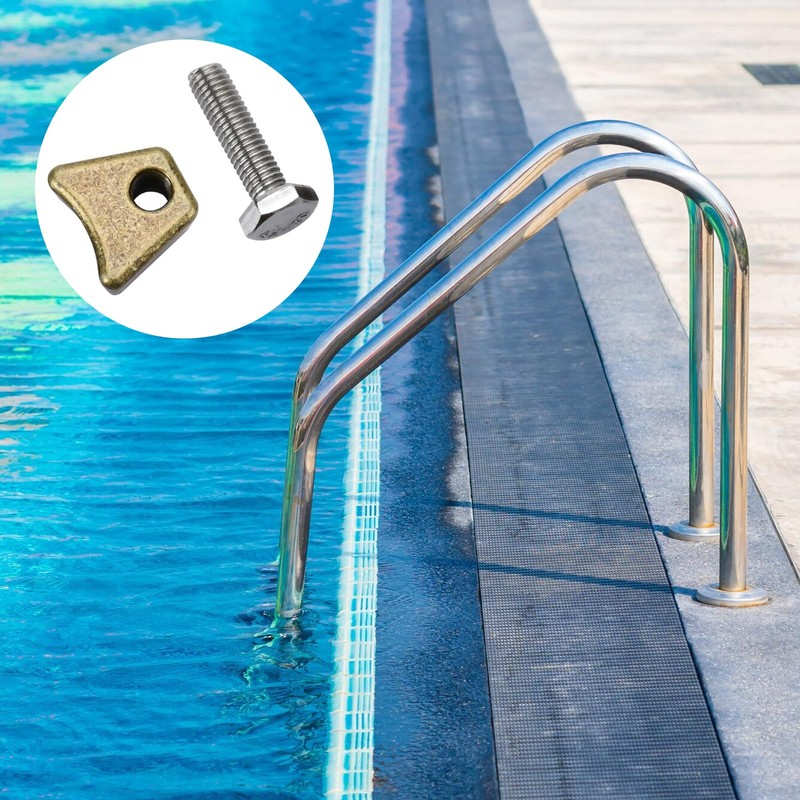 Mebiosi 2 Set Pool Ladder Anchors Wedge Assembly Compatible with