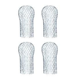 4 Pack Gutter Guard, Durable Gutter Screen for All Seasons, Aluminum Mesh Leaf Guard, Easy Install & Corrosion-Proof