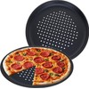 GEEZY Non-Stick Pizza Baking Tray, Large 32 cm, Carbon Steel,
