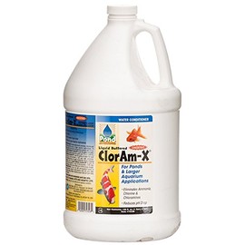 Hikari Usa AHK72328 Pond Cloram-X Ammonia and chloramine Remover for Aquarium, 1-Gallon