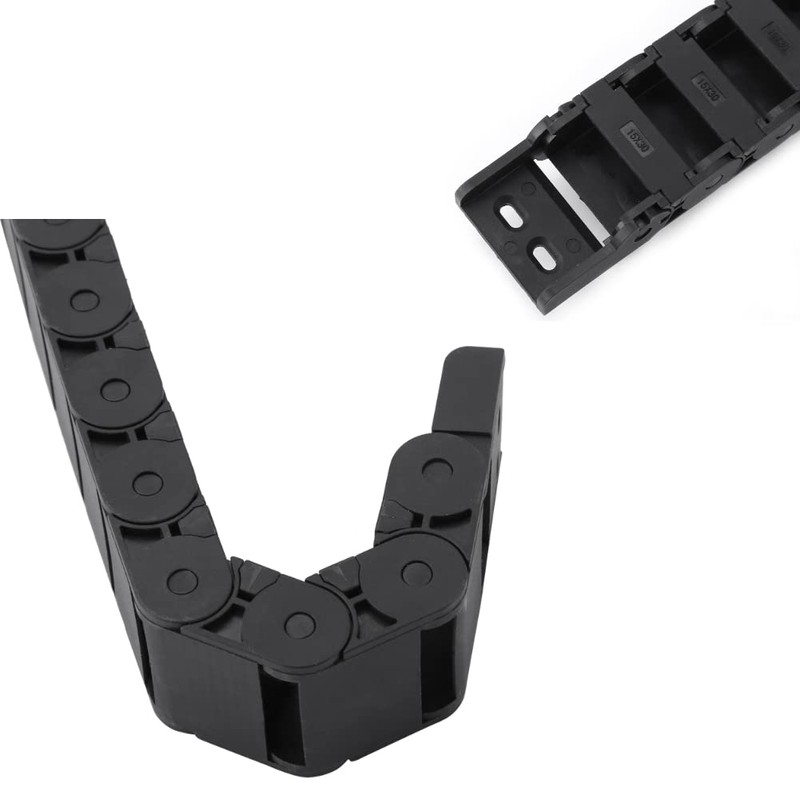 Hilitand 1Meter Drag Chain Black Cable Drag Chain Reinforced Nylon