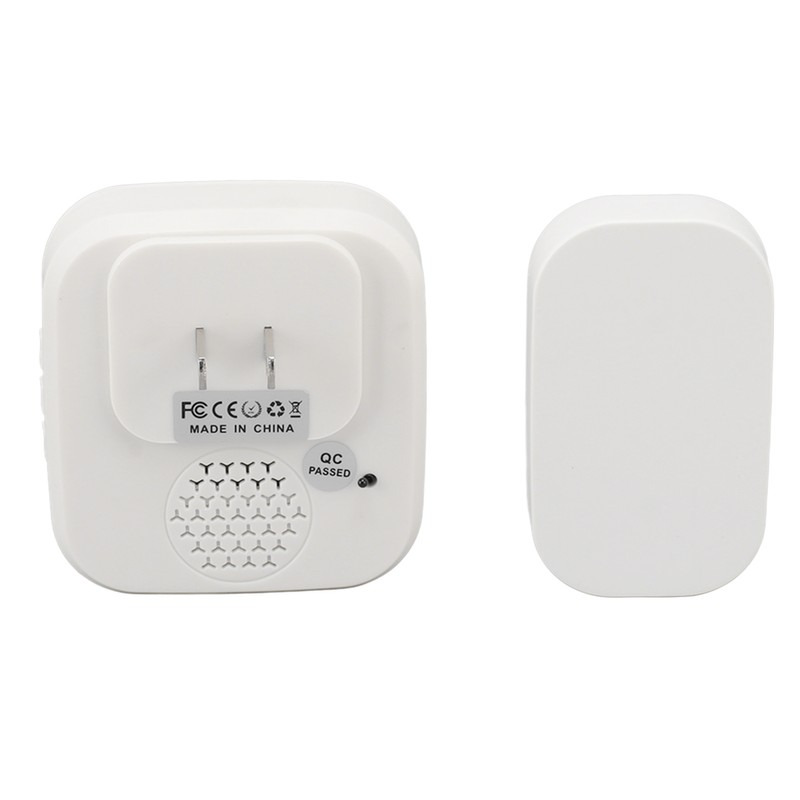 Wireless Doorbell Temperature Digital Display 4 Level Volume Adjustment Waterproof