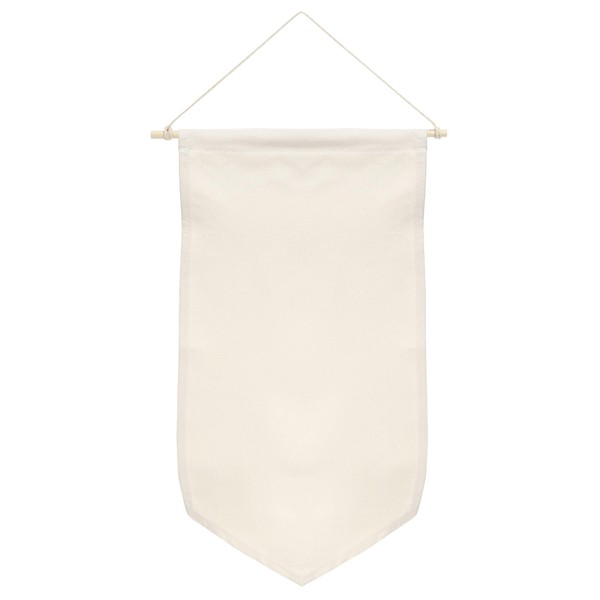 PATIKIL Enamel Pin Display Banner, 21" Length Canvas Blank Holder