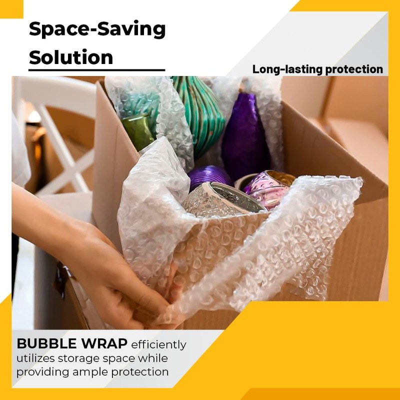 Bubble Wrap Roll For Packaging - 300mm Wide Clear Polythene