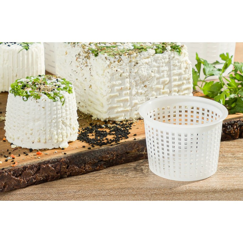 AlcoFermBrew 5 x Cheese Moulds 7.2 x 5.4 cm -