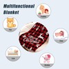 Neatee Living Christmas Baby Throw Blanket Small Red Plaid Christmas