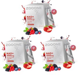 NR1000-NAD+ Berry Drink Mix - Skin Aging Support, Boost Energy & Focus with Antioxidant-Rich Supplement for Cellular Renewal
