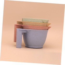 Baluue 2pcs Tint Bowl for Hair Coloring Durable Mixing Bowls for Hair Salon Easy to Clean Portable Dye Eco-Friendly Material for DIY Dyeing