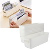 manekinext Simple Storage Box Set of 8 with Handles, Rounded