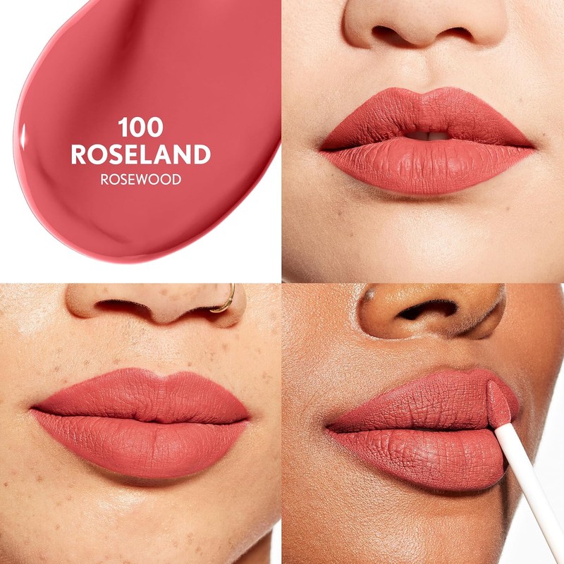 COVERGIRL Outlast Forever Velvet, Labial Líquido, 100 Roseland, 9ml