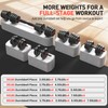 UKEEP Adjustable Dumbbells Sets, 20/30/40/60/80lbs Free Weights Dumbbells Set of