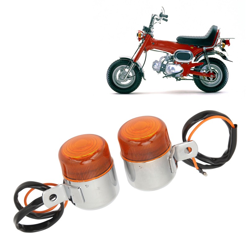 1Pair Motorcycle Turn Signal Light 6V Stylish Sturdy High Brightness
