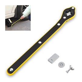 zipelo Jack Ratchet Wrench, Labor-Saving Scissor Jack Lug Wrench, Forward and Reverse Knob Design, Jack Lift Speed Long Handle Tool for Tire Wheel, Universal Accessories Fit for Small Cars SUV