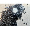 3 Strands 36” African Jet Vinyl Heishi Beads 3mm X
