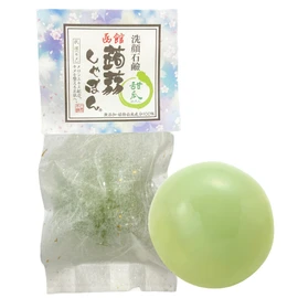 Konnyaku Shabon, Hakodate Konnyaku Shabon, Melon, 2.8 oz (80 g), Soap, Facial Cleansing Soap, Formulated with Ceramide (No Additives, Transparent, Moisturizing), For Skin with Texture