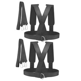CORHAD 2pcs Weight-Bearing Shoulder Straps for Fitness Training Lightweight Portable Exercise Belt for Enhanced Performance Sports Teams