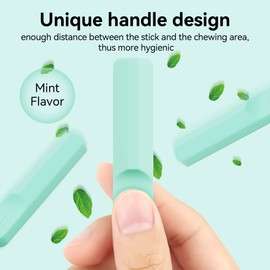 Gocii Orthodontic Chewies - 10 Pcs Colorful Aligner Seaters,Suitable for Invisalign Aligners & Trays,1 Flavors(Mint/10Pcs)