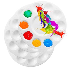 Mixing Palette, 4 Pieces, Mixing Palettes for Paint, Colour Mixing Palette, Universal Palette for DIY Painting Art