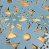 Macosa UMEN168B Sink Insert Petrol Flowers Plastic Sink Mat Sink