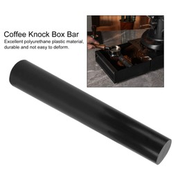 WNSC Coffee Knock Box Bar, Good Damping Knock Box Bar, Polyurethane Plastic 9.3 Inch for Coffee Grounds Box Drawer Knock Box (Black)