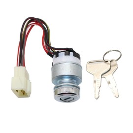 XQSMWF Ignition Starter Switch with Keys Compatible with Kioti CK DK DS RX Tractor Compatible with Kubota DK40SE DS4510HS and More 36919-75160 36919-75162 T4520-75174 T4625-B0100