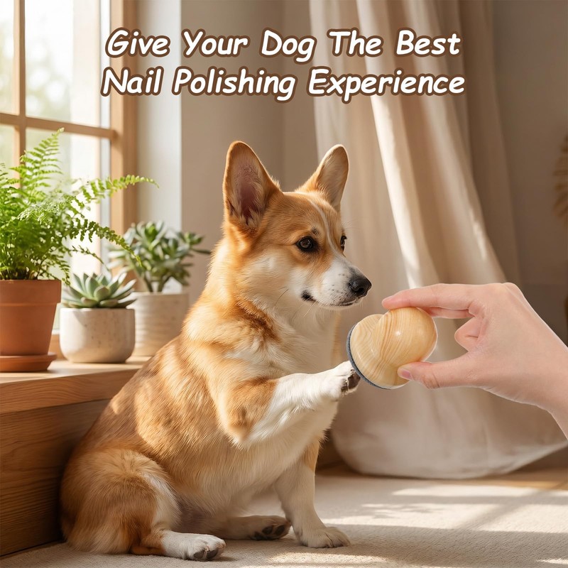 Dog Nail Scratch Board, Wooden Scratch Pad for Nails with
