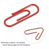 sourcing map Paper Clips Small Size 1.1 Inch Vinyl Coated