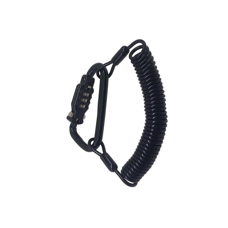 YJS Motorcycle Helmet Lock & Cable Heavy Duty Combination Lock