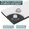 baibu 48 Inch Bench Cushion, Dual-Layer Design Memory Foam Indoor