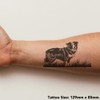 'Border Collie Dog on Grass' Temporary Tattoo - Water Resistant,