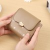 Yupneih Wallets for Women, brown, Classic