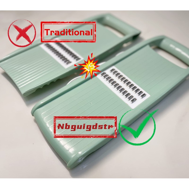 Nbguigdstr Mandoline Food Slicer for Kitchen 7-in-1 Vegetable/Cheese/Potato/Carrot/Cucumber Grater,Slicer, Cutter,