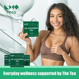 NXQ (30 Bags) Oil Cleansing Tea:Oil Reducing Tea-Traditional Recipe Tea with 9 Herbal Ingredients-A Blend of Winter Melon, Lotus Leaf, Cassia Seed, Poria for wellness