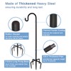 Artigarden 92 Inch Outdoor Shepherd Hooks with 5 Pronger Base