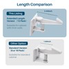 Inaya Cabinet Locks Child Safety Latches (Extended Length) - Baby