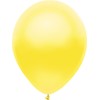 PartyMate 76493 Made in the USA Metallic 12-Inch Latex Balloons,