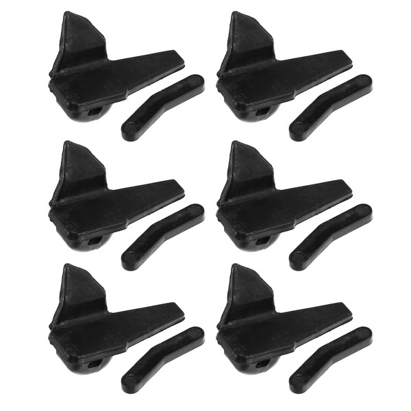 X AUTOHAUX 6 Sets Tire Changer Demount Head Insert Black