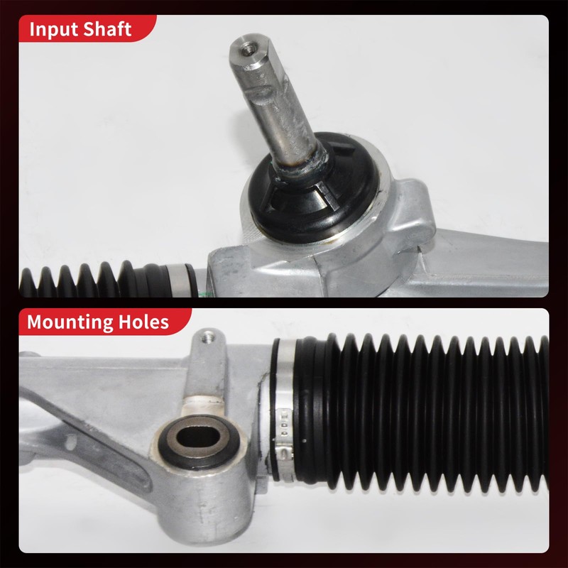 PHOBOOS Manual Steering Rack and Pinion Assembly Compatible with Ford