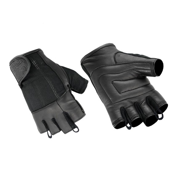 Hugger Glove Company Men's Summer Touring Chopper Large Black