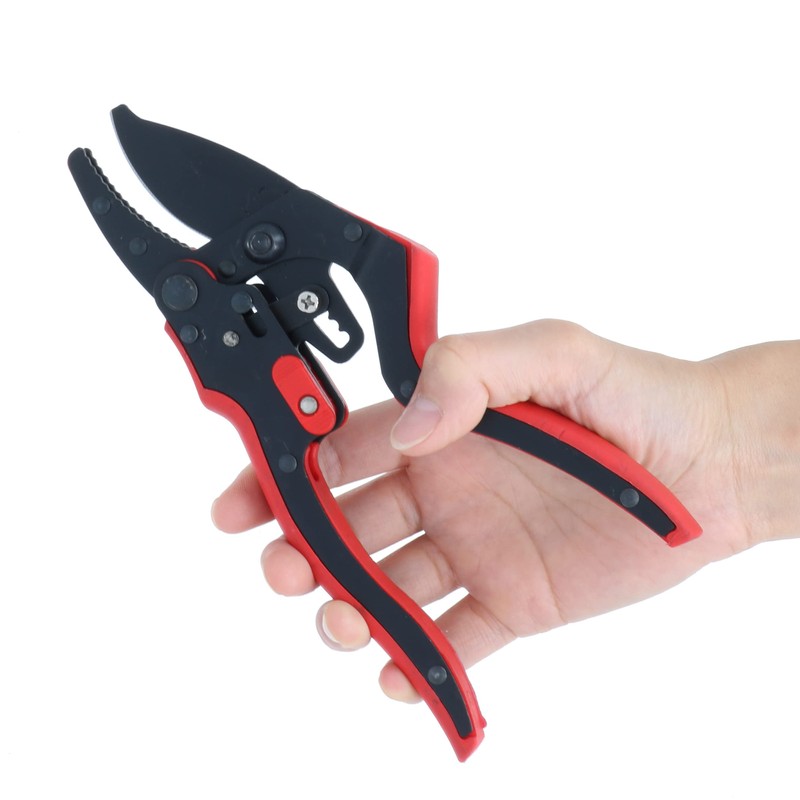 Takagi High Power Easy Cut Fluorine Blade Ratchet Pruning Shears