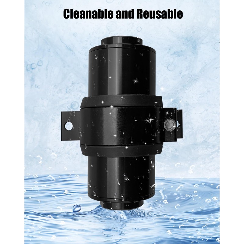 10 Micron Inline Fuel Filter with 1/2" 3/8" 5/16" Barb