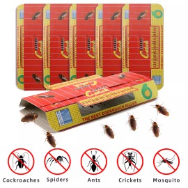 TSUINZ 5-20PCS Roach Glue Trap Cockroach Spider Killer Glue Outdoor Indoor Roach Bait - 15pcs