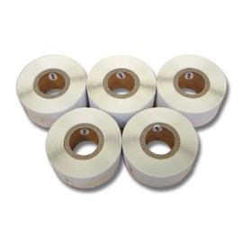 vhbw Set of 5 label rolls 25 mm x 54 mm (500 labels) compatible with Seiko Smart Label Printer SLP620, SLP650 label printer